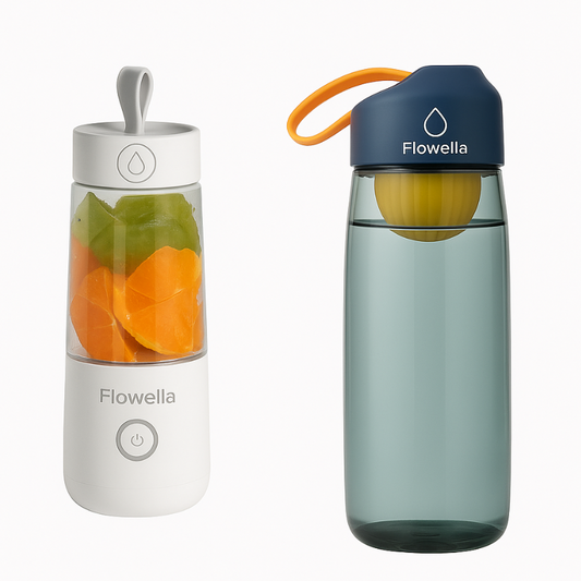 Flowella Fresh Start – Mixer + GO Bottle (Bundle)
